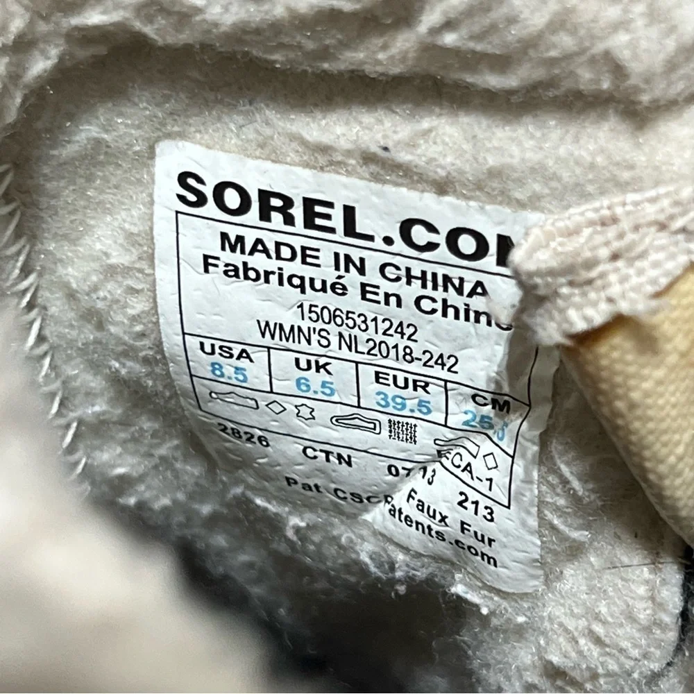 Sorel Brown Leather Fancy Li Shearling Ankle